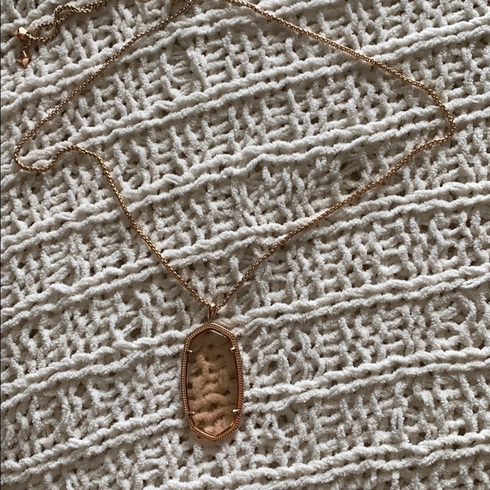 Rose Gold Kendra Scott Necklace
